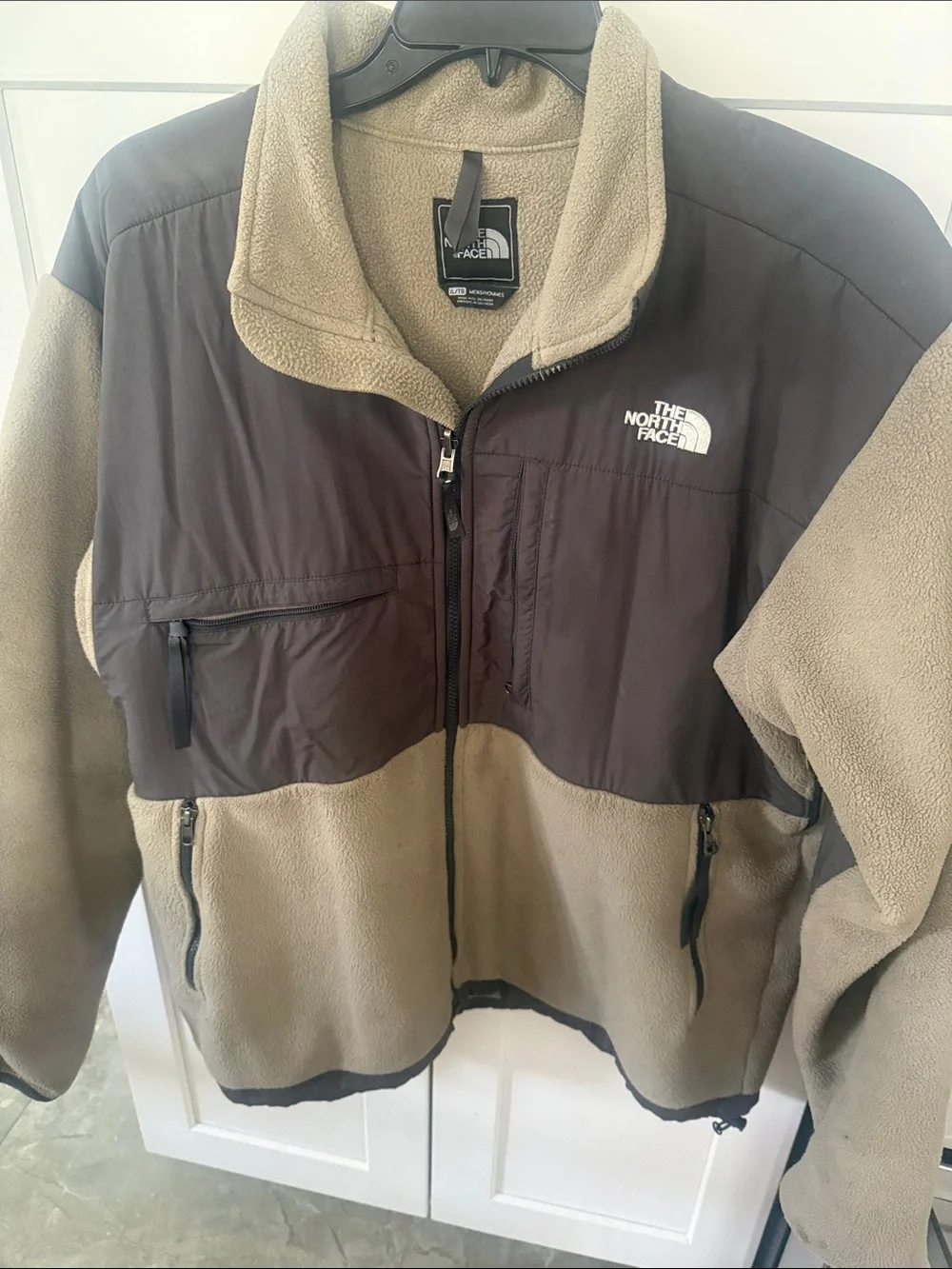 The North Face Men's Tan & Brown Fleece Jacket
